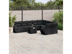Black Woven Resin Wicker Outdoor Furniture Set - dlz1766575641640