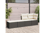 Black Woven Resin Wicker Outdoor Furniture Set - dlz1766575424256
