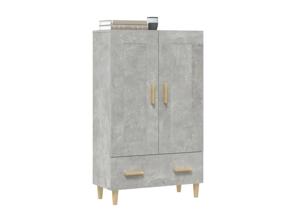 Gray Engineered Wood Sideboard, 70 x 31 x 115 cm