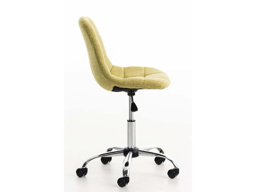 Green Fabric Chair, 55 x 55 x 91 cm