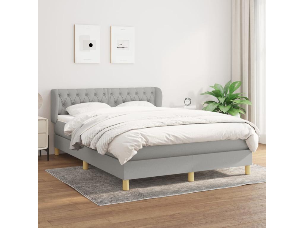 Gray Fabric Mattress, 140 x 200 cm - dlz1766575378294