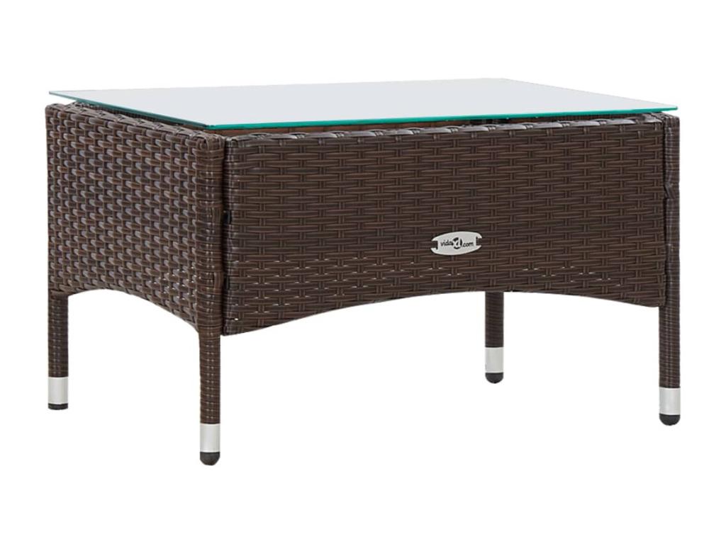 Brown Woven Resin Wicker Outdoor Furniture Set - dlz1766575096522