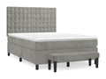 Gray Velvet Mattress, 140 x 190 cm
