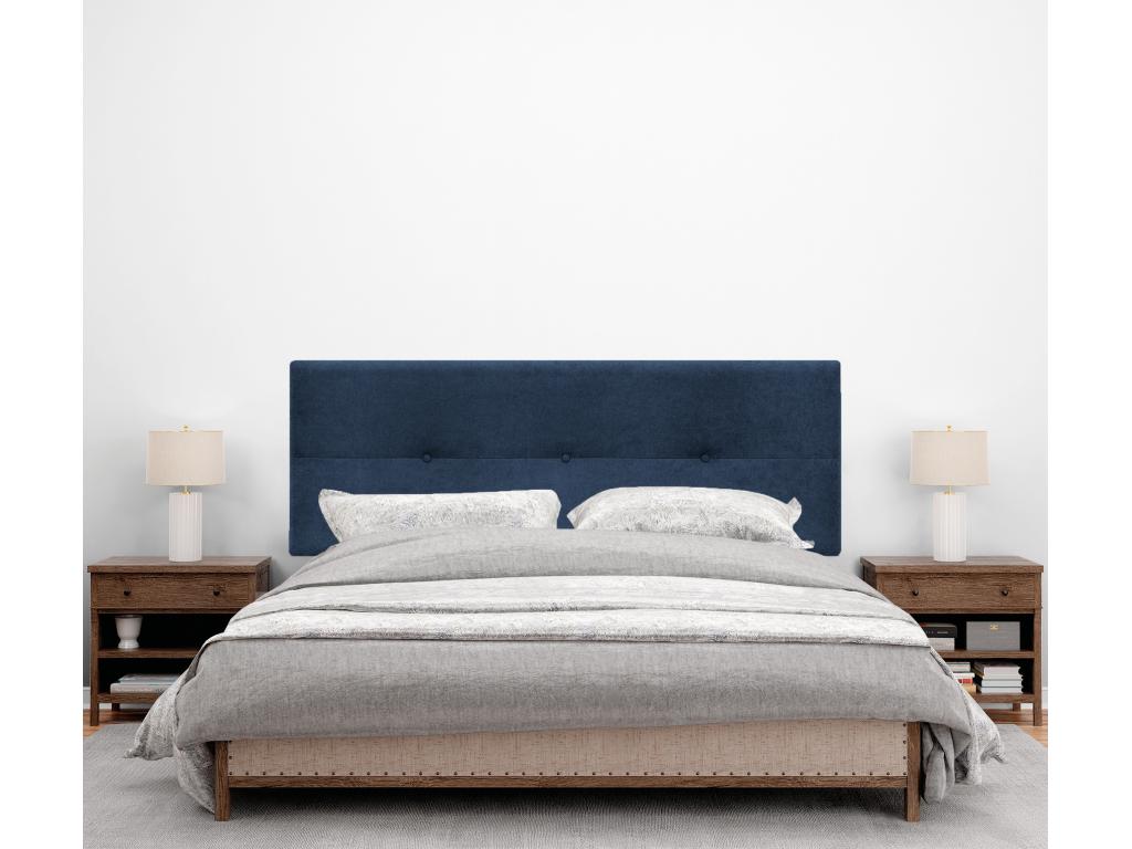 Blue Fabric Bed, 160 x 105 cm