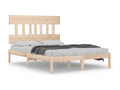 Brown Solid Wood Mattress, 135 x 190 cm