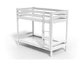 White Solid Wood Bed