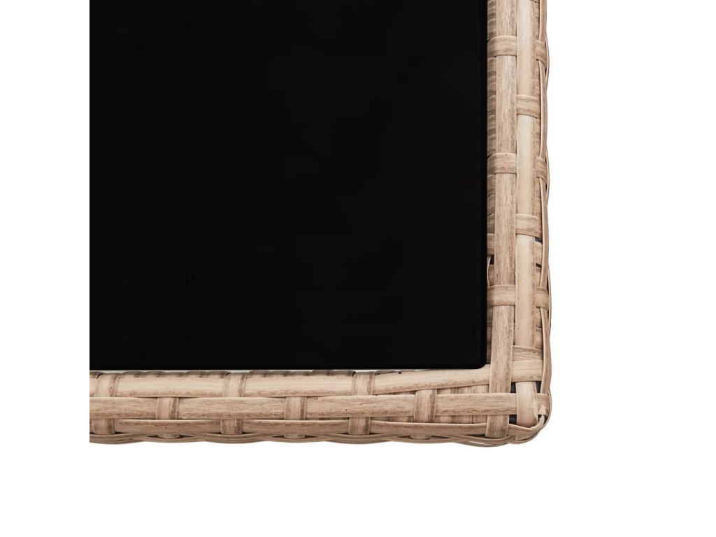 Natural Woven Resin Wicker Outdoor Furniture Set