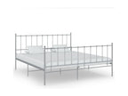 Gray Metal Bed Frame, 180 x 200 cm