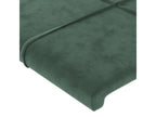 Green Velvet Bed, 147 x 23 x 118 cm