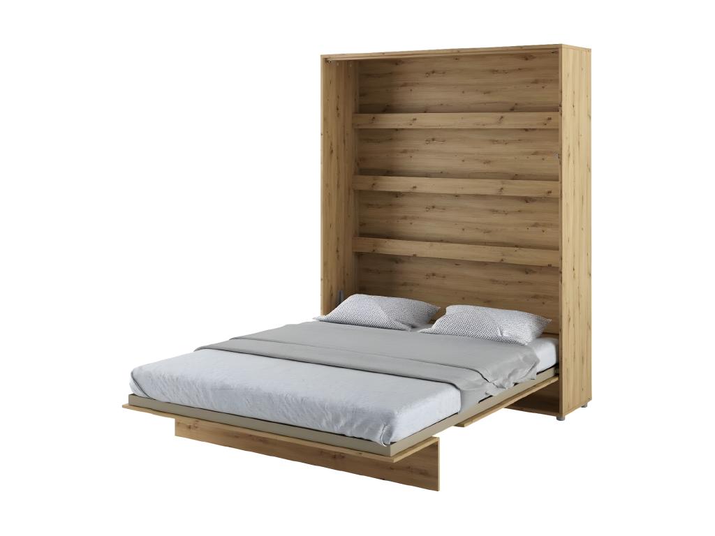 Brown Oak Wood Mattress, 160 x 200 cm - dlz1766575500632