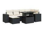 Black Woven Resin Wicker Outdoor Furniture Set - dlz1766575288684