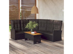 Black Woven Resin Wicker Outdoor Furniture Set - dlz1766575041435