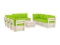 Green Outdoor Furniture Set