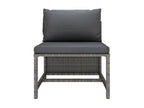 Gray Woven Resin Wicker Outdoor Furniture Set - dlz1766575306348