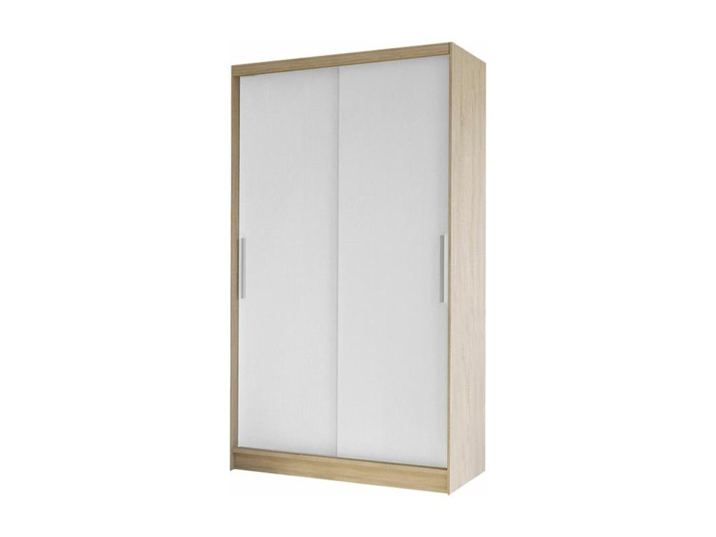 White Oak Wood Wardrobe, 200 x 100 x 58 cm