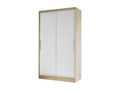 White Oak Wood Wardrobe, 200 x 100 x 58 cm