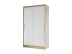 White Oak Wood Wardrobe, 200 x 100 x 58 cm