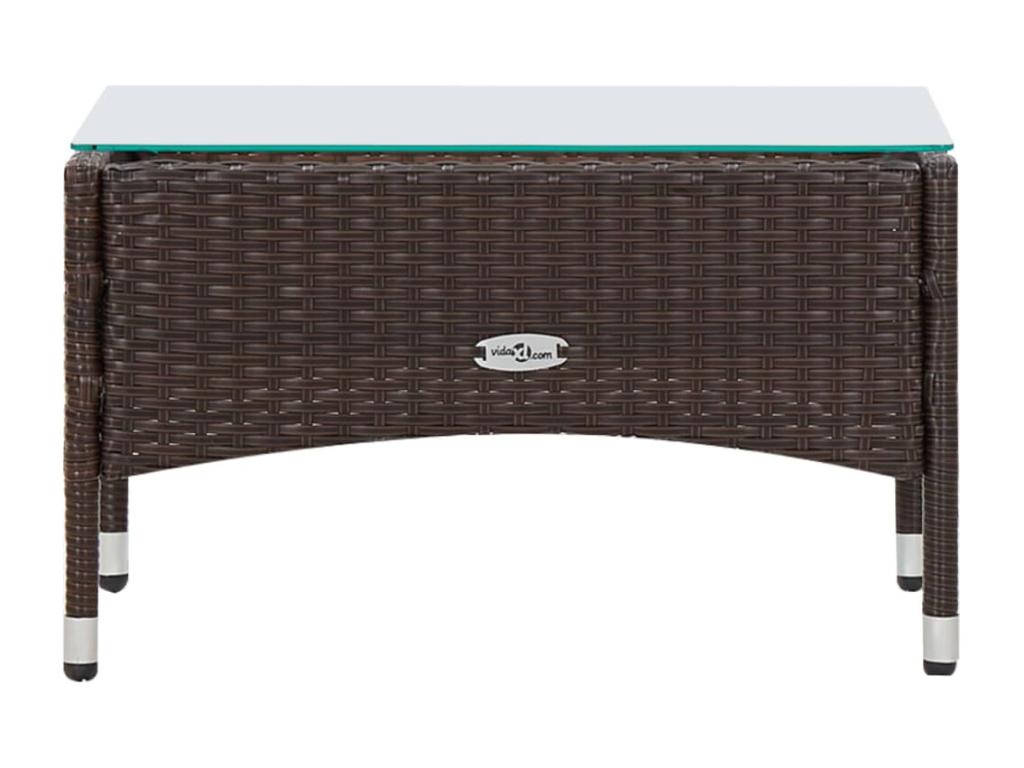 Brown Woven Resin Wicker Outdoor Furniture Set - dlz1766575096522