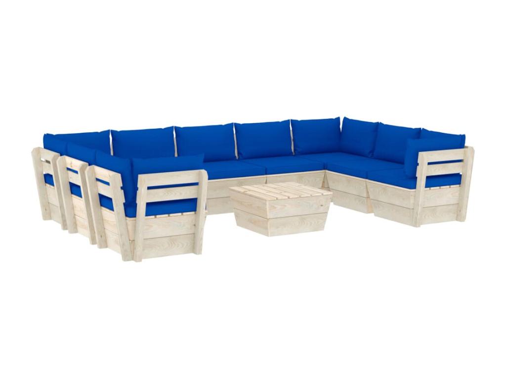 Blue Outdoor Furniture Set
