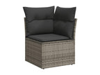 Gray Woven Resin Wicker Outdoor Furniture Set - dlz1766575185545