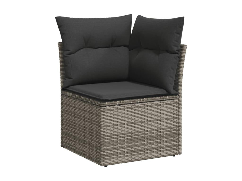 Gray Woven Resin Wicker Outdoor Furniture Set - dlz1766575185545