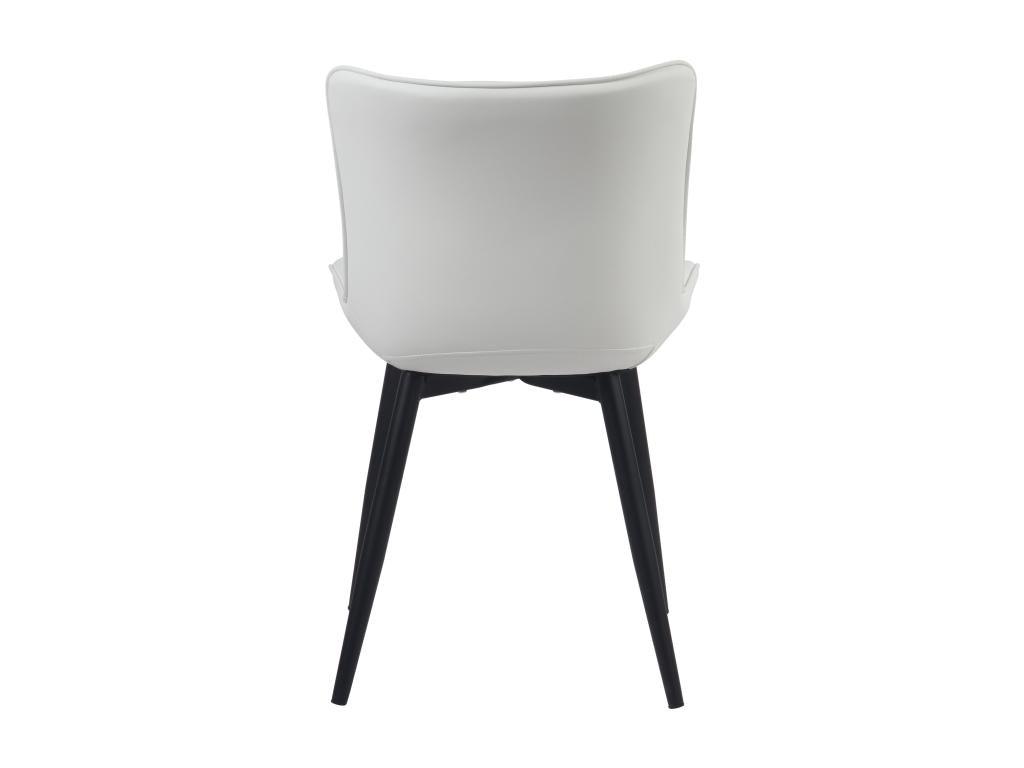White Faux Leather Chair