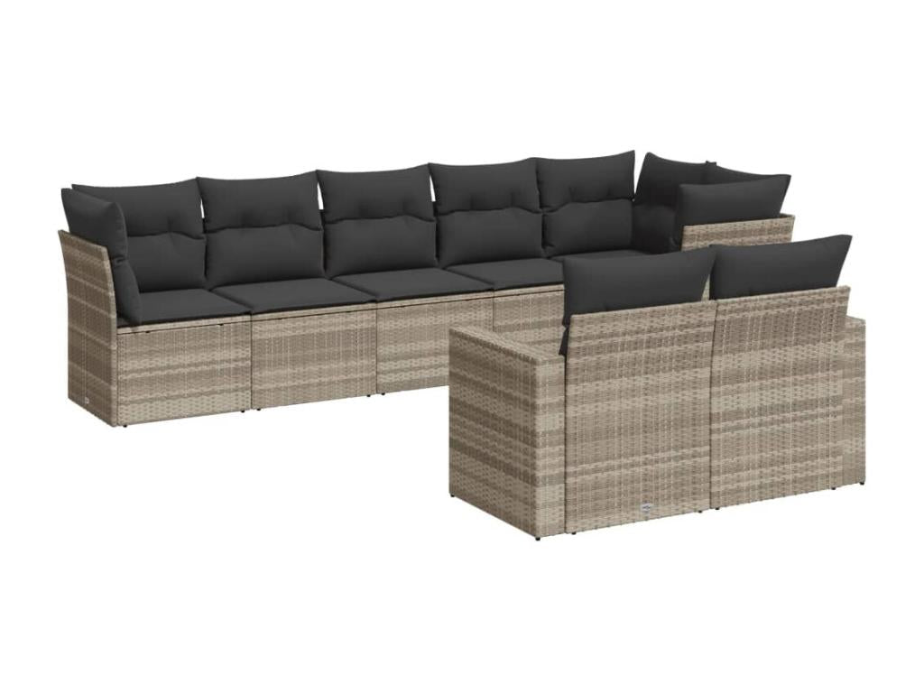 Gray Woven Resin Wicker Outdoor Furniture Set - dlz1766575387570