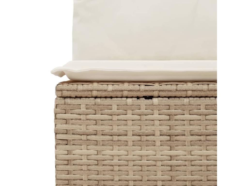 Beige Woven Resin Wicker Outdoor Furniture Set - dlz1766575034895