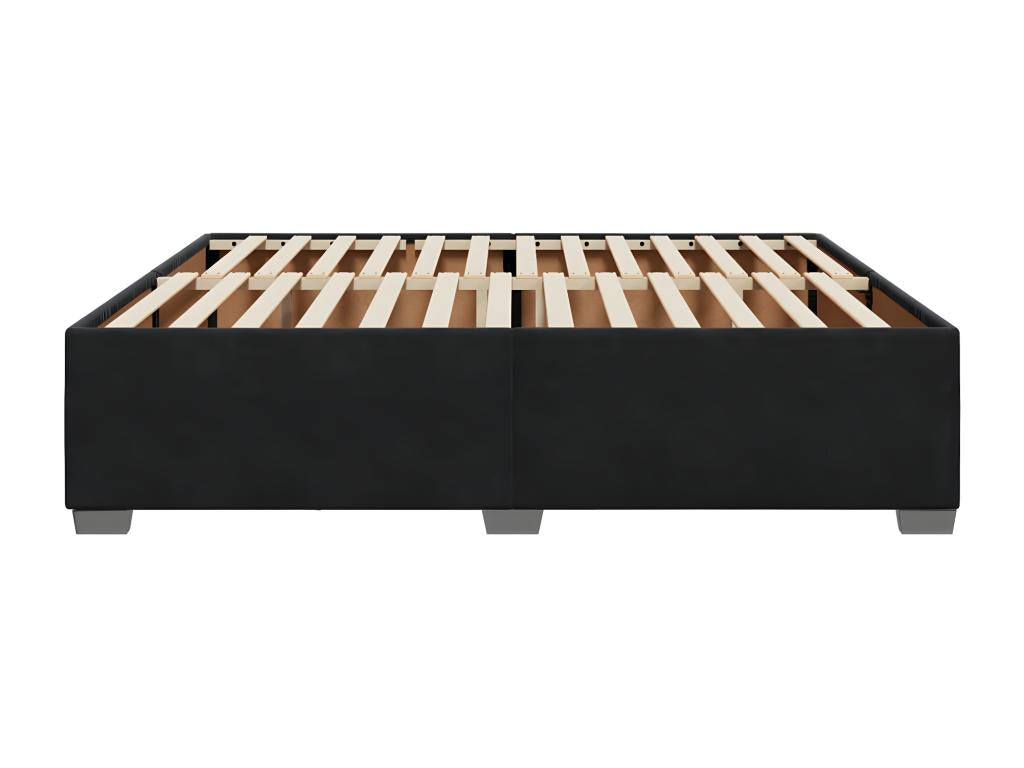 Black Velvet Bed Frame, 180 x 200 cm