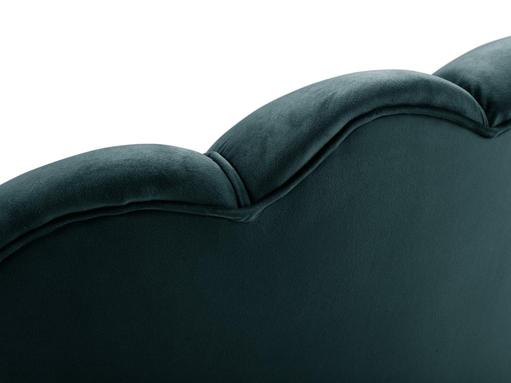 Green Velvet Accent Chair, 98 x 78 x 76 cm